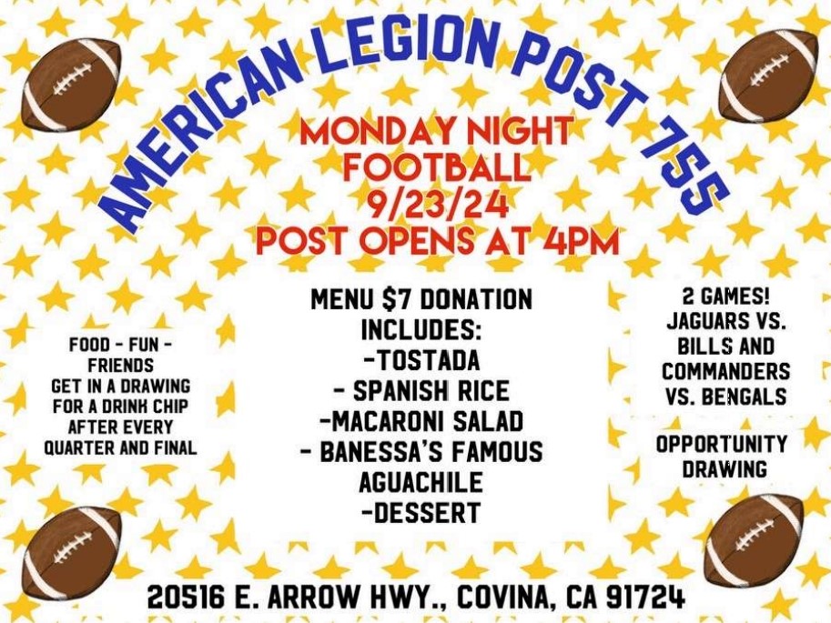 American Legion Post 755 Monday Night Football