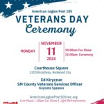 American Legion Post 105 Veterans Day Ceremony