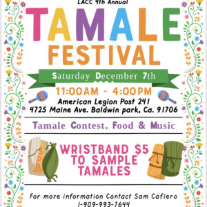 LACC 4th Annual Tamale Festival