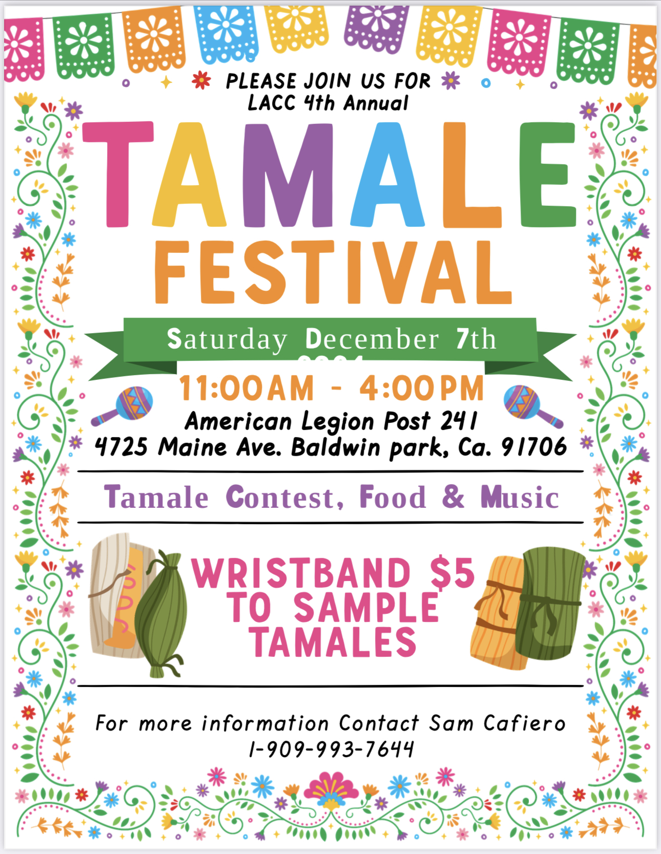 LACC 4th Annual Tamale Festival