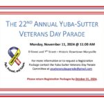 The 22nd Annual Yuba-Sutter Veterans Day Parade