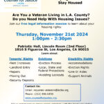 Helping Veterans Stay Housed - Free Legal Information Session