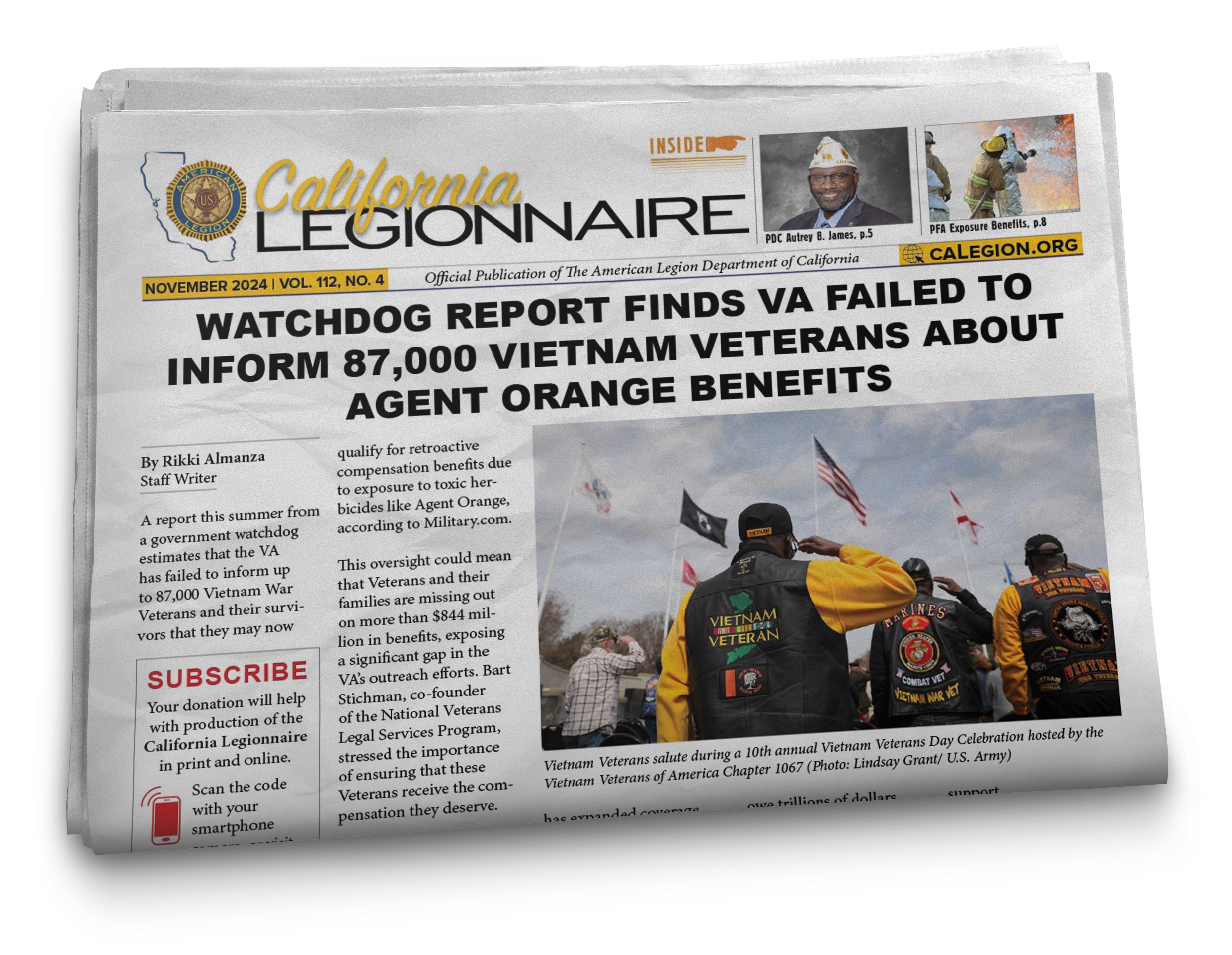 California Legionnaire now Available – November 2024 Edition