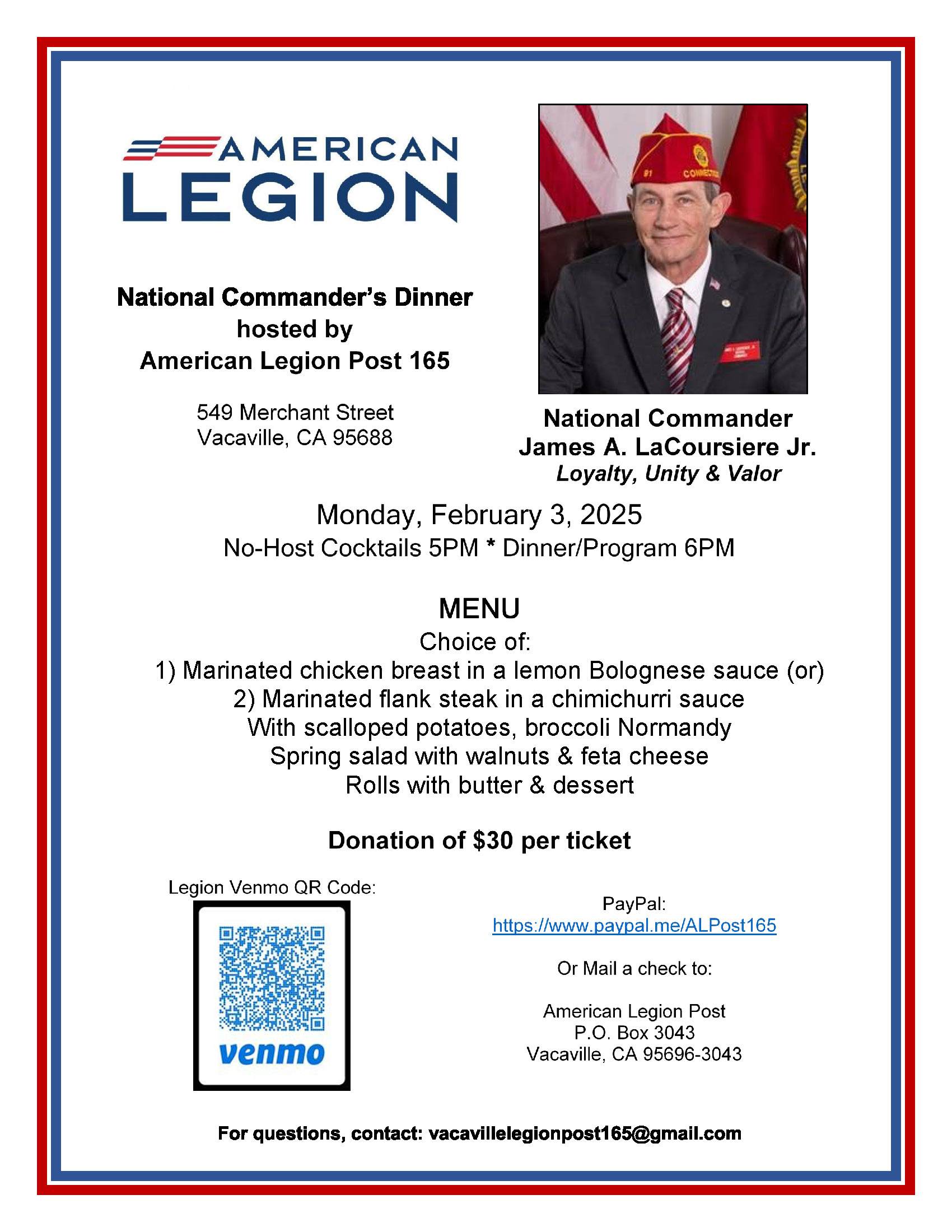 National Commander's Dinner