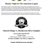 Hockey Night flyer