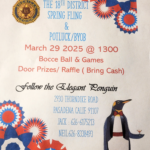 District 18 Spring Fling and Potluck flyer