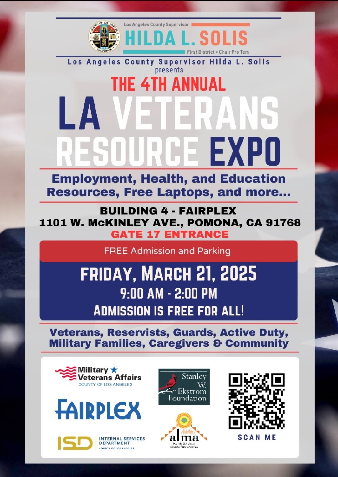 LA Veterans Resource Expo flyer