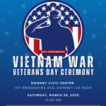 50th Anniversary Vietnam War Veterans Day Ceremony flyer