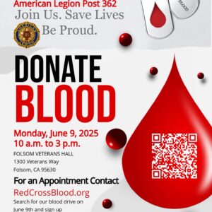 Post 362 Blood Drive flyer