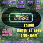 Post 755 Karaoke flyer