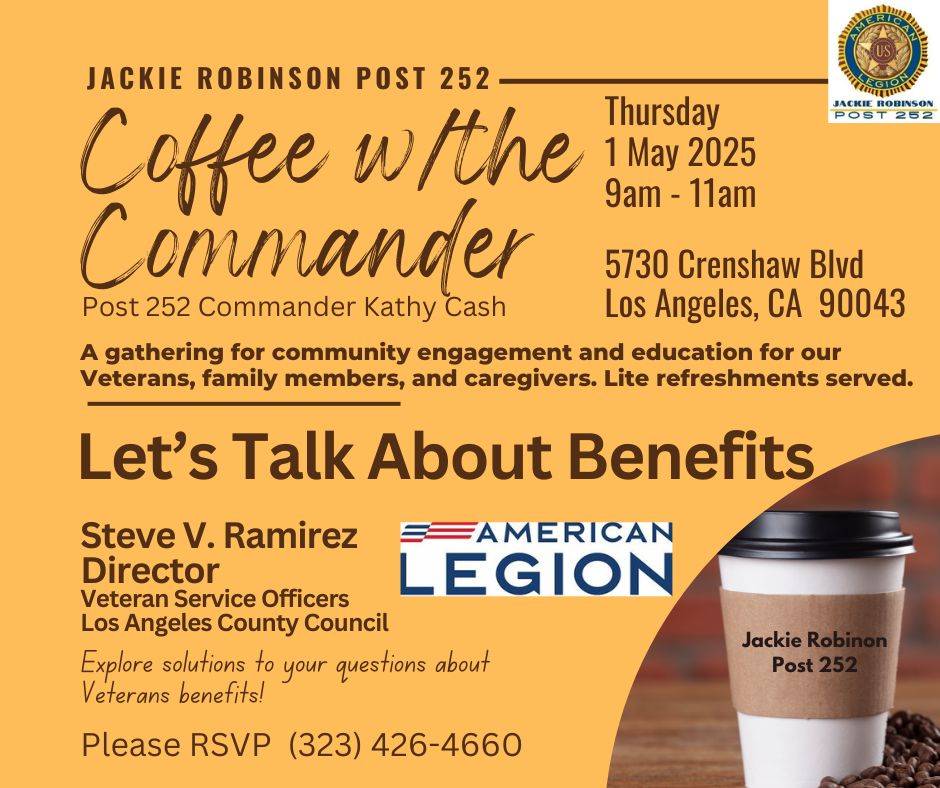 Post 252 Coffee with the Commander